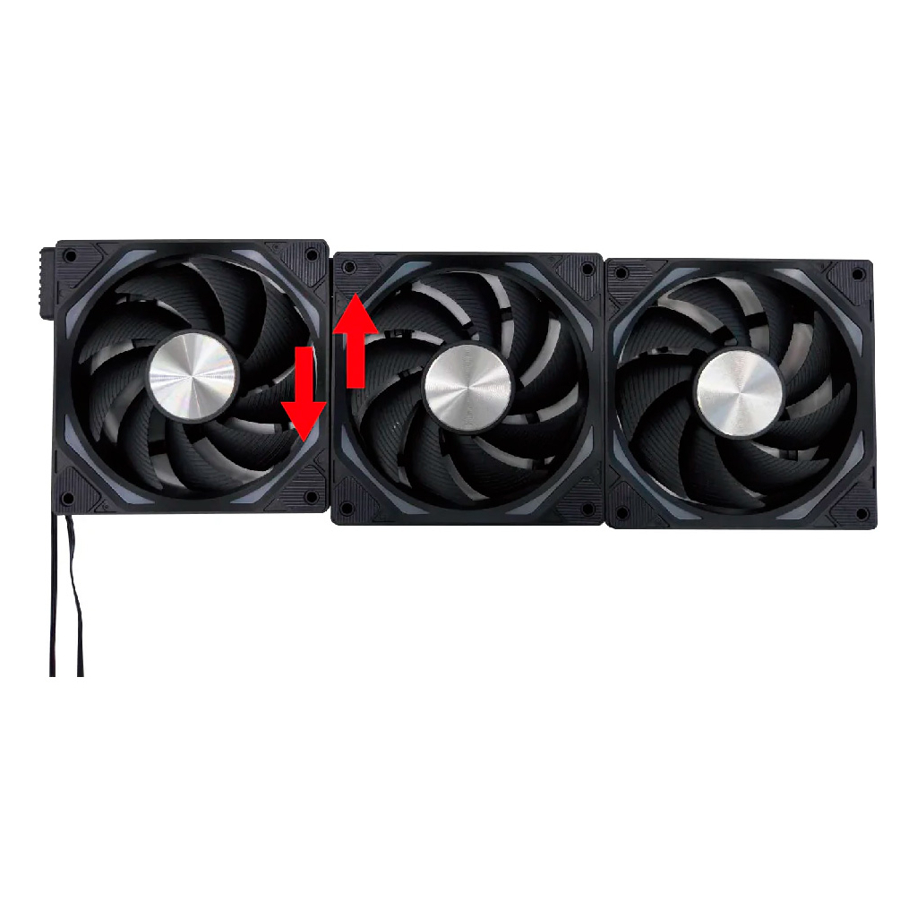 Кулер до корпусу Azza ARGB 3-IN-1 (LFO-4912DB3) - зображення 6