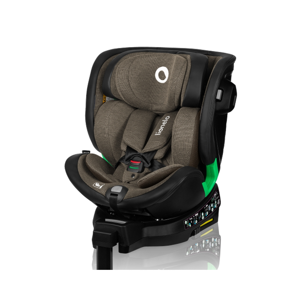 Автокрісло Lionelo Harmony I-Size Green Olive Leather (LO-HARMONY I-SIZE GREEN OLIVE LEATHER) - зображення 1