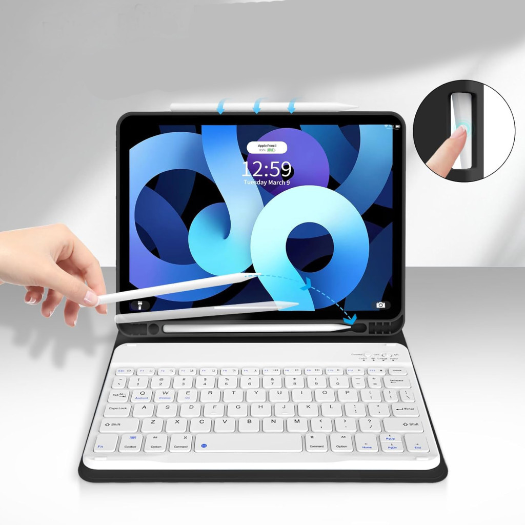 Чохол до планшета BeCover Keyboard Apple iPad Air (4/5) 2020/2022 10.9" Black (711144) - зображення 2