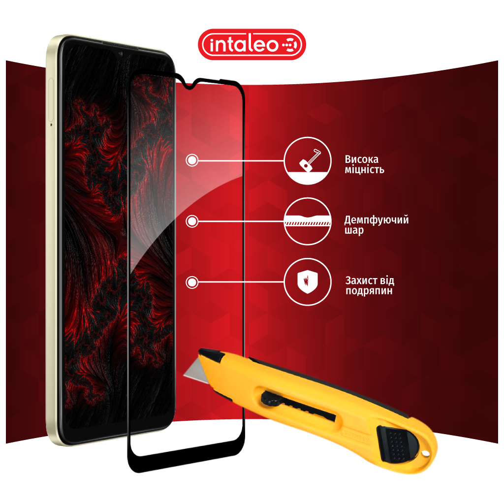 Скло захисне Intaleo Full Glue Oppo A38 4G Black (1283126588600) - зображення 5