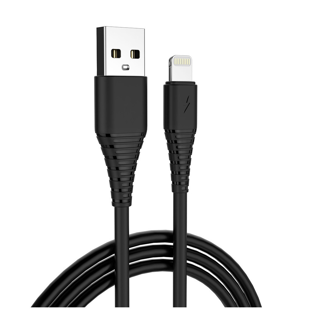 Зарядний пристрій ColorWay 1USB Quick Charge 3.0 (18W) black + cable Lightning (CW-CHS013QCL-BK) - зображення 2