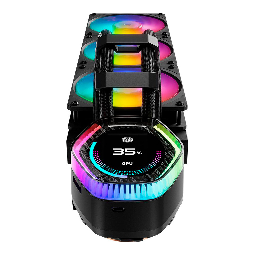 Система рідинного охолодження CoolerMaster MasterLiquid 360 ION Black (MLY-D36M-A24PZ-R1) - зображення 6