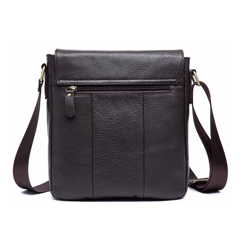 Сумка Vintage Через плече зі шкіри Коричнева (20022) - зображення 2