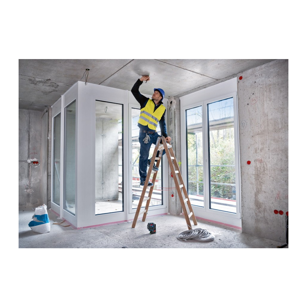 Лазерний нівелір Bosch Professional GCL 2-50 G, до 15 м, з тримачем RM 10, затиском DK 10, мішенню, кейс (0.601.066.M02) - зображення 7