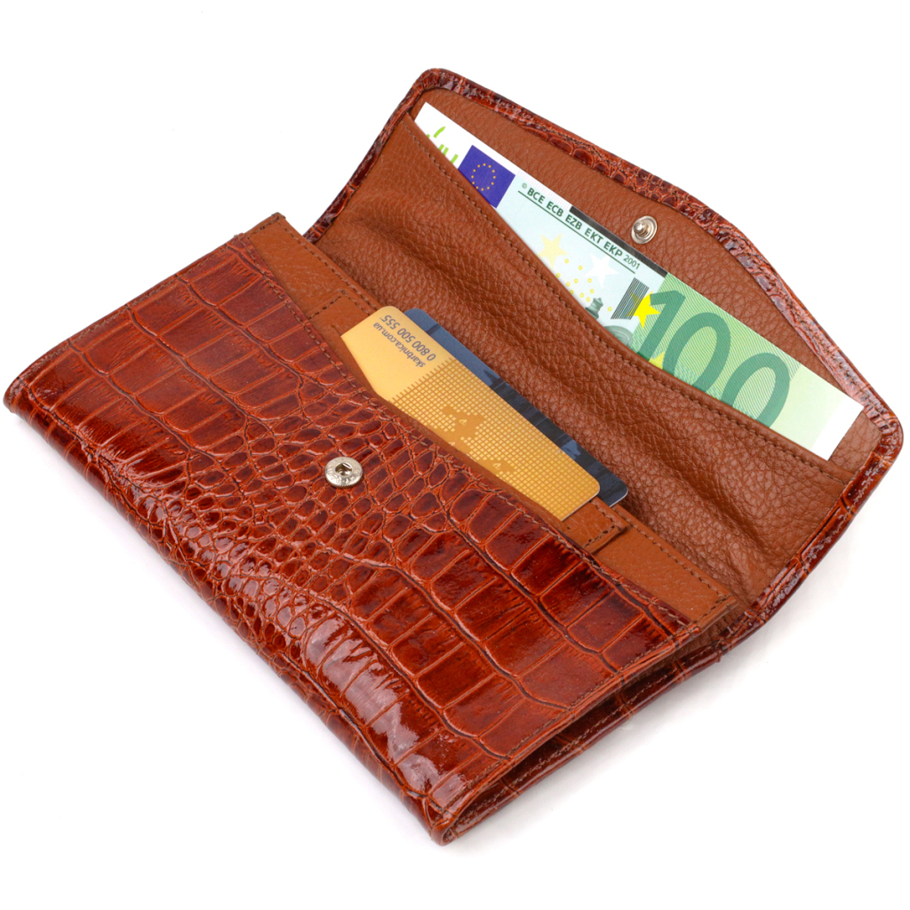 Портмоне Canpellini З натуральної шкіри Коричневе (21704) - зображення 5