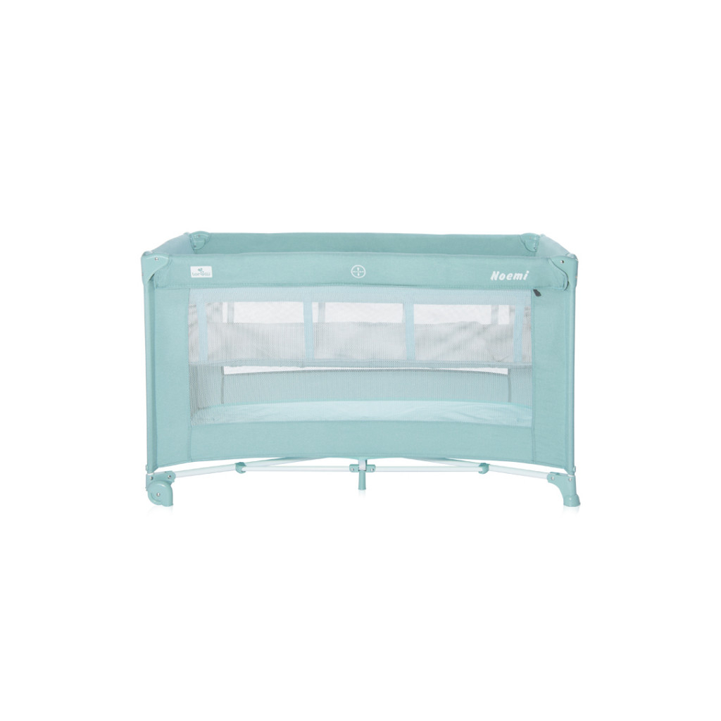 Дитячий манеж Bertoni/Lorelli NOEMI 2L blue surf teddy - зображення 2