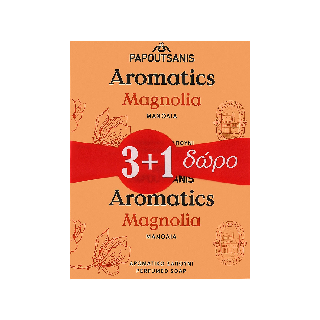 Тверде мило Aromatics Магнолія 4 x 100 г (5201109002659) - зображення 1