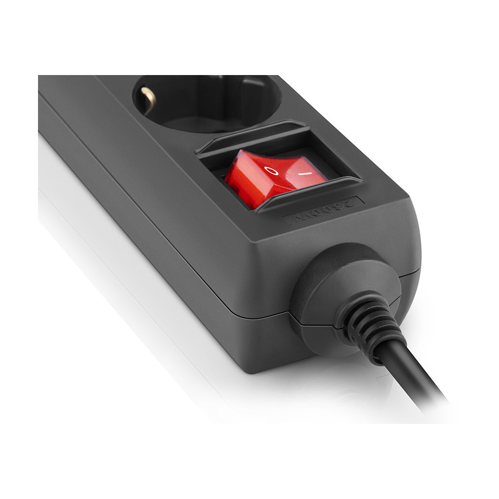 Мережевий фільтр живлення REAL-EL RS-Protect M 1.8m, black (EL122300026) - зображення 8