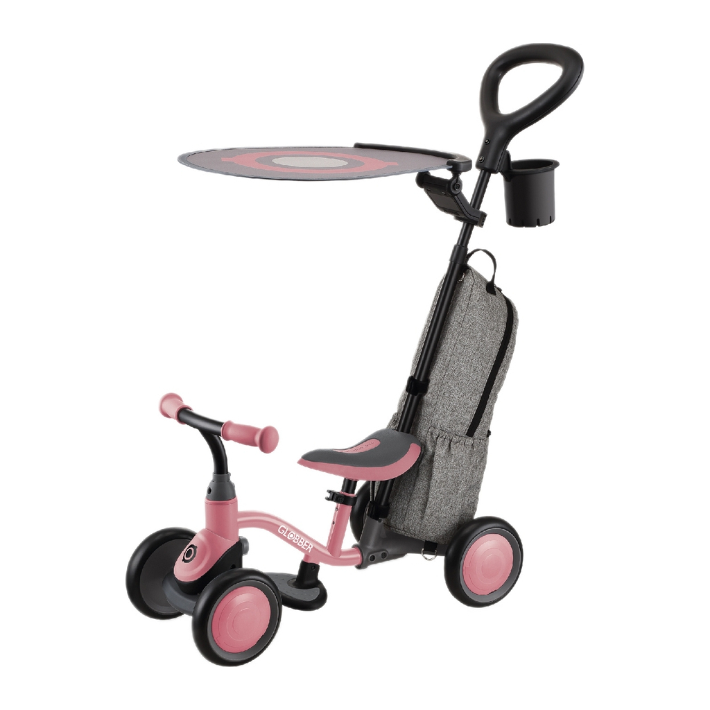 Біговел Globber Globber Learning bike Deluxe 3 в 1 пастельно-рожевий (639-211) - зображення 1