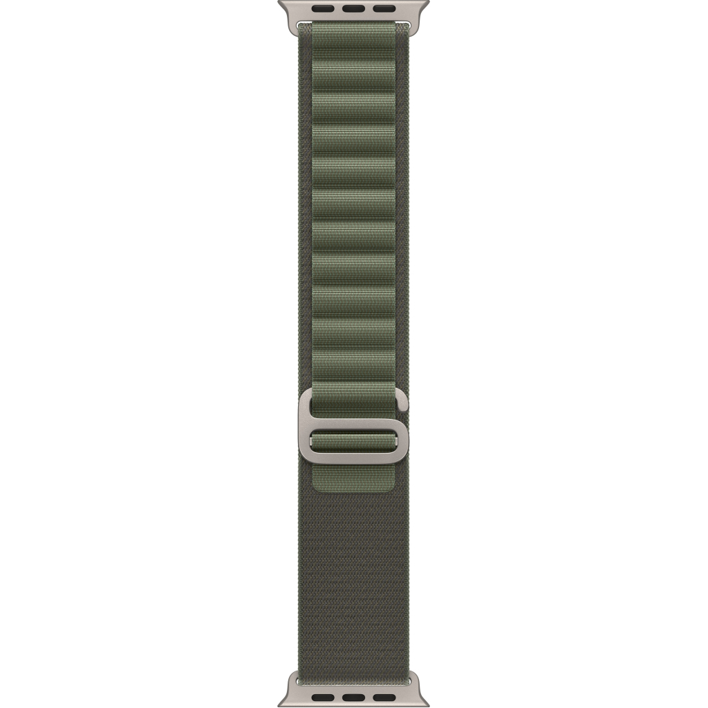 Ремінець до смарт-годинника Apple 49mm Alpine Loop - Small Green (MQE23ZM/A) - зображення 1
