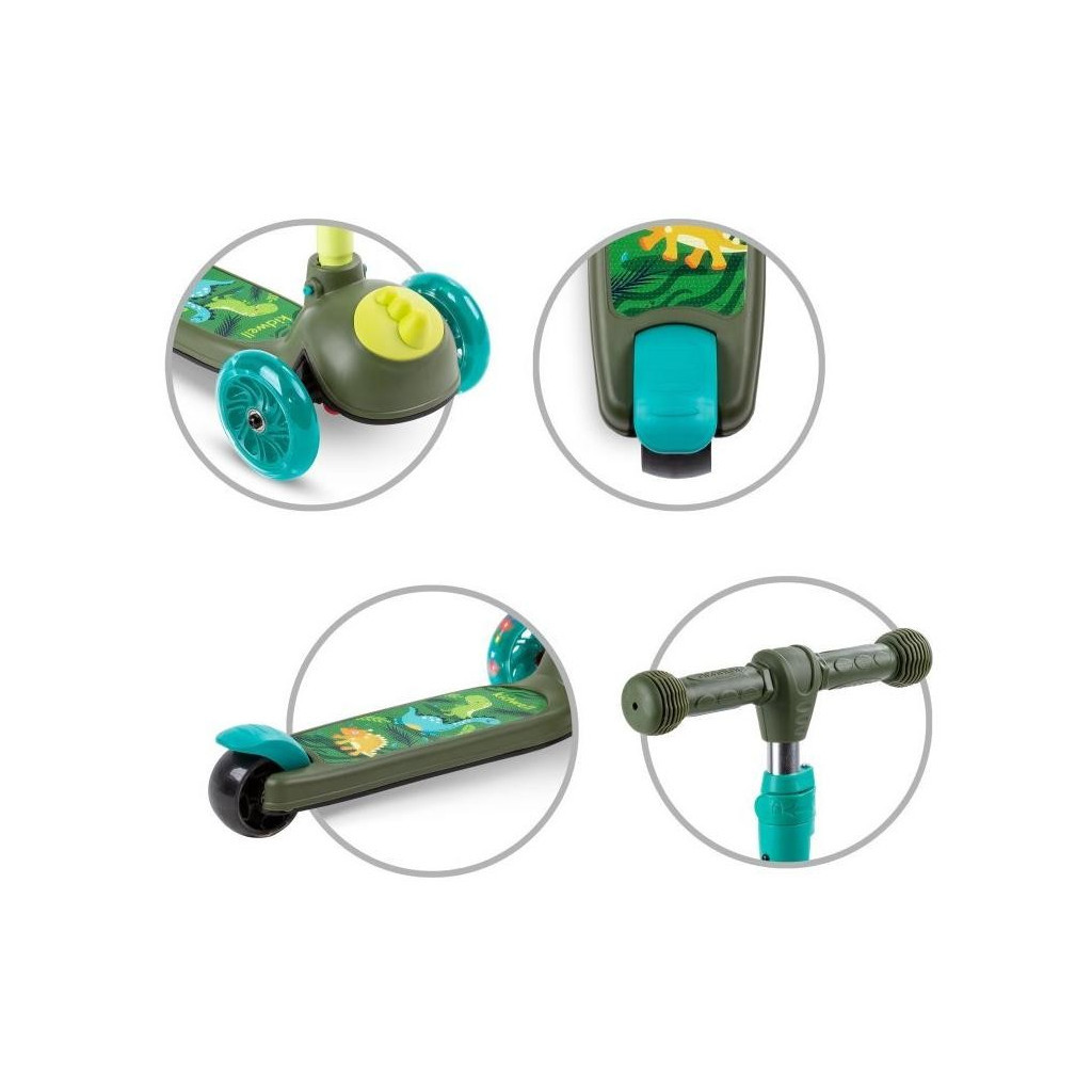 Самокат Kidwell Zoocar Dinozaur (5901130090549) (5901130090549) - зображення 6