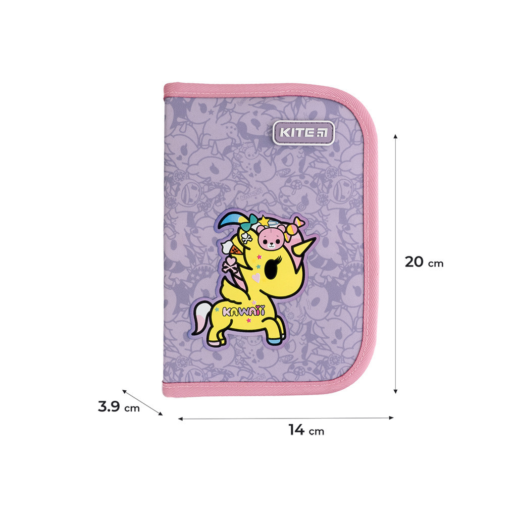 Пенал Kite tokidoki TK24-622, 1 відділення, 2 відвороти (TK24-622) - зображення 2