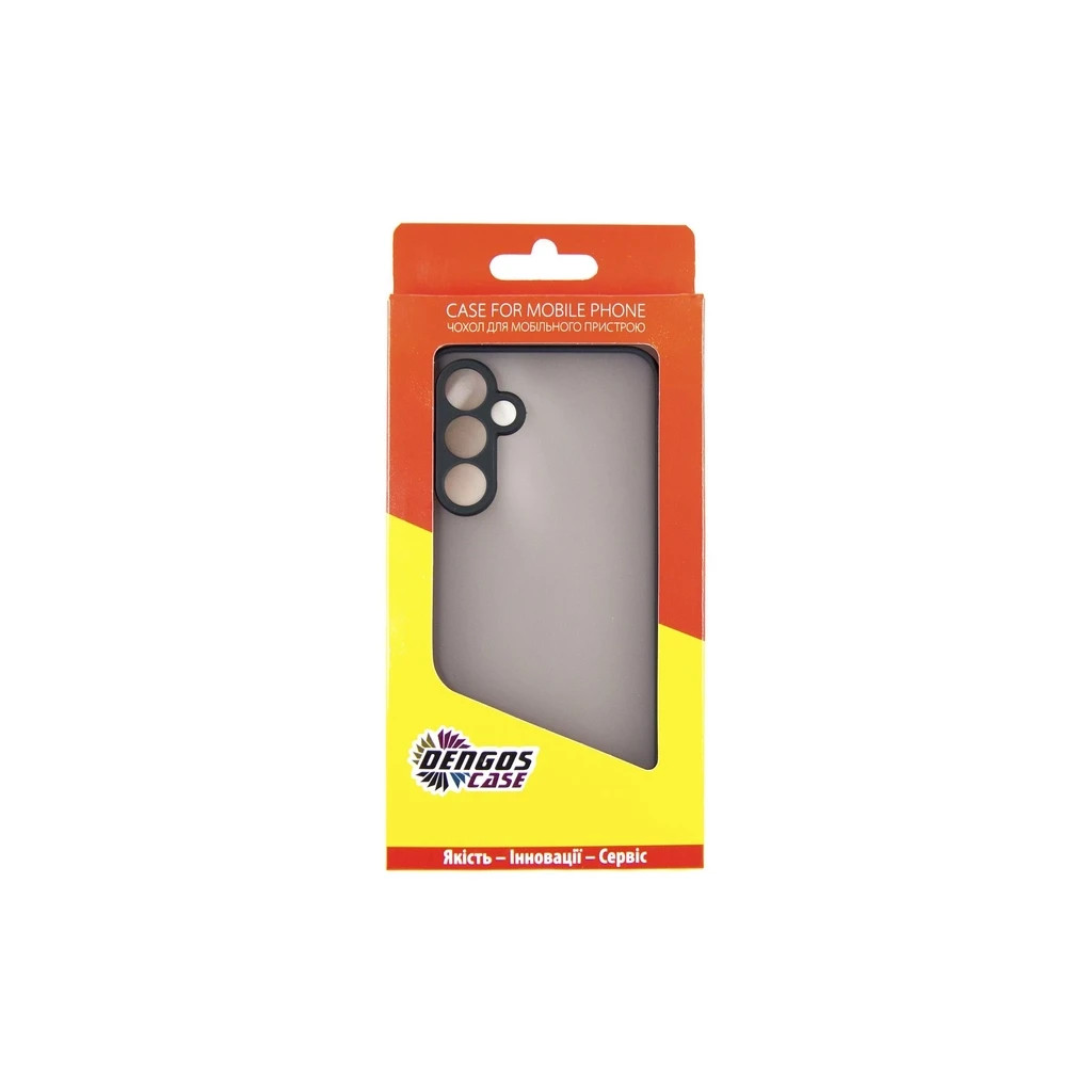 Чохол до мобільного телефона Dengos Kit for Samsung Galaxy A54 case + glass (Black) (DG-KM-26) - зображення 4