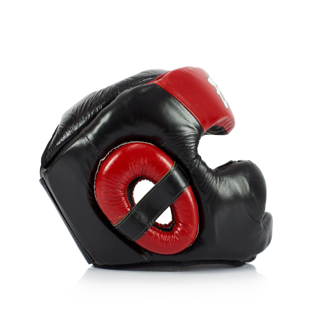Боксерський шолом Fairtex HG13 Black/Red XL (HG13_XL_Black/Red) - зображення 5