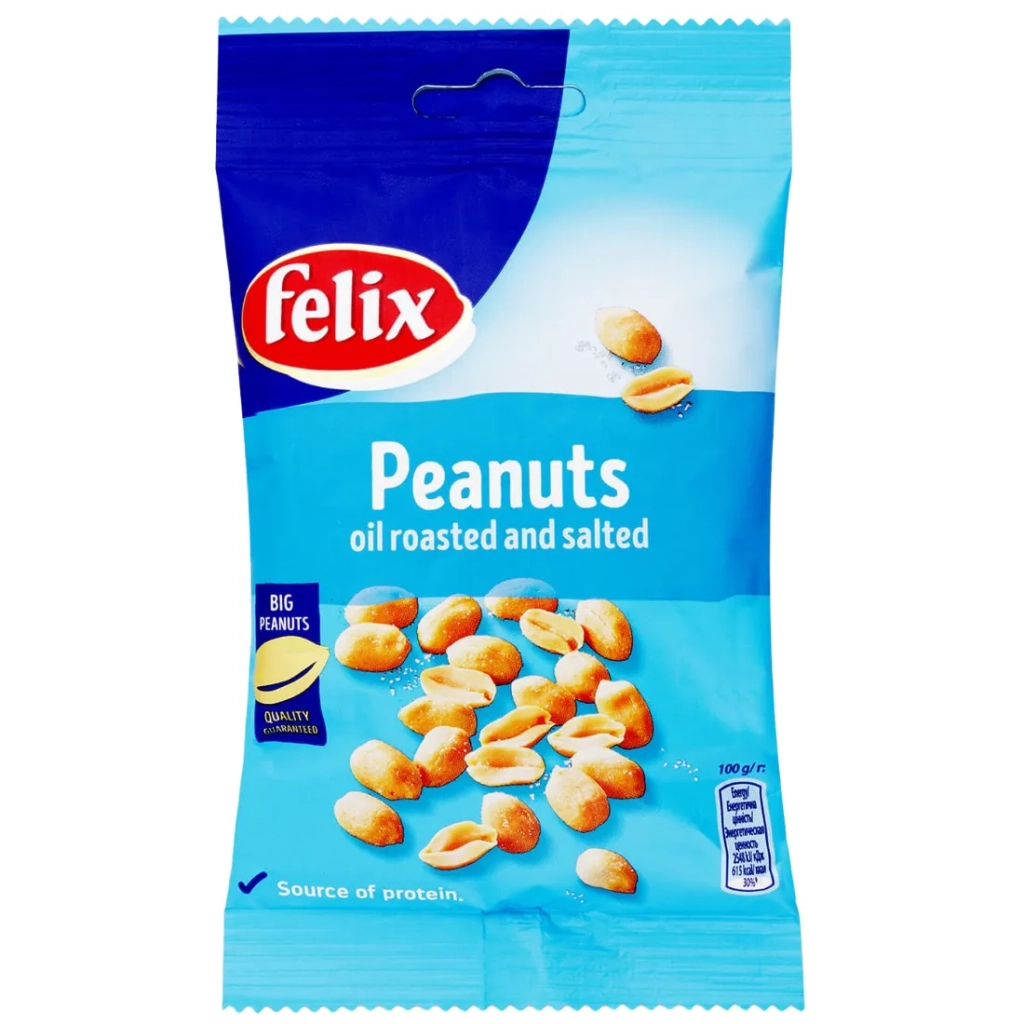 Горіхи FELIX Арахіс солоний 70 г (5900571700031) - изображение 1