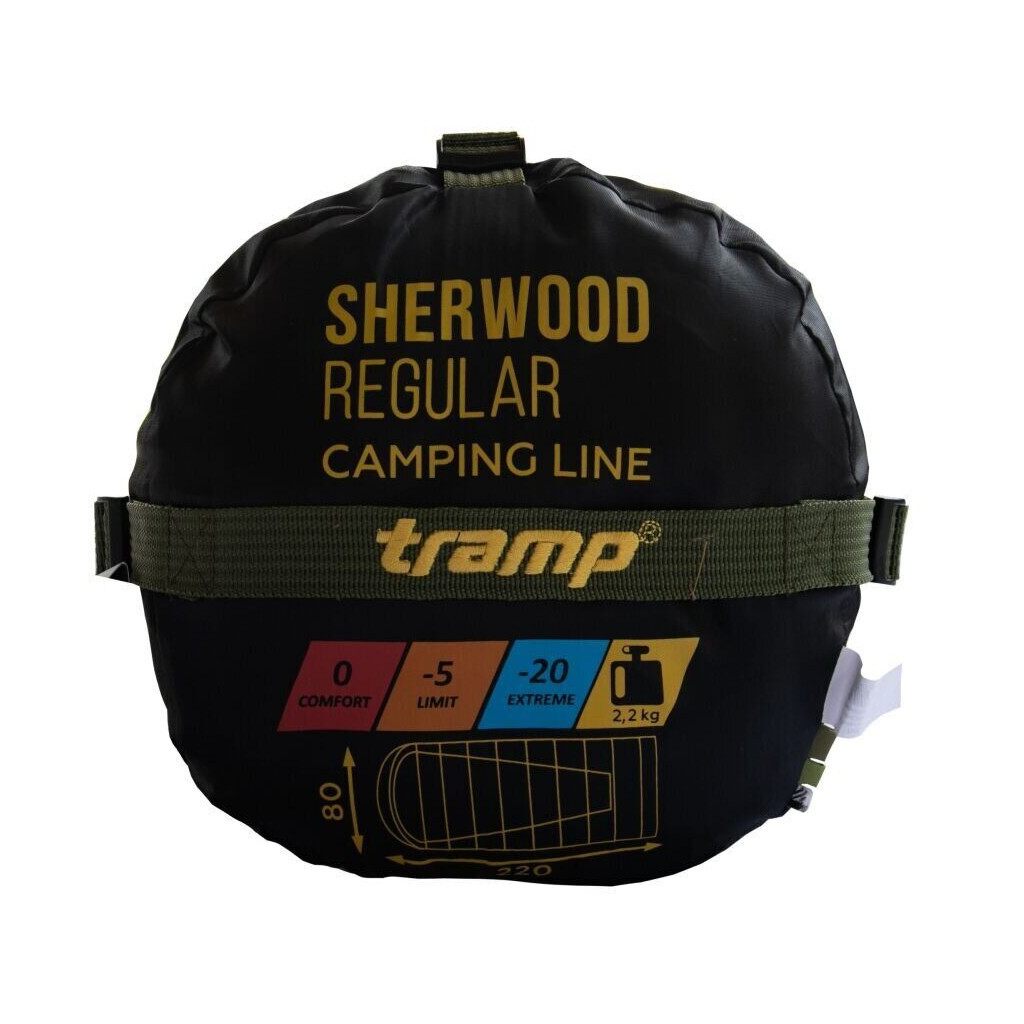 Спальний мішок Tramp Sherwood Regular Olive/Grey L (UTRS-054R-L) - зображення 11