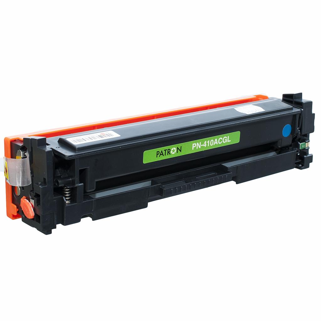 Картридж Patron HP CLJ CF411A, для Pro M452/M477 Cyan, GREEN Label (PN-410ACGL) - зображення 2