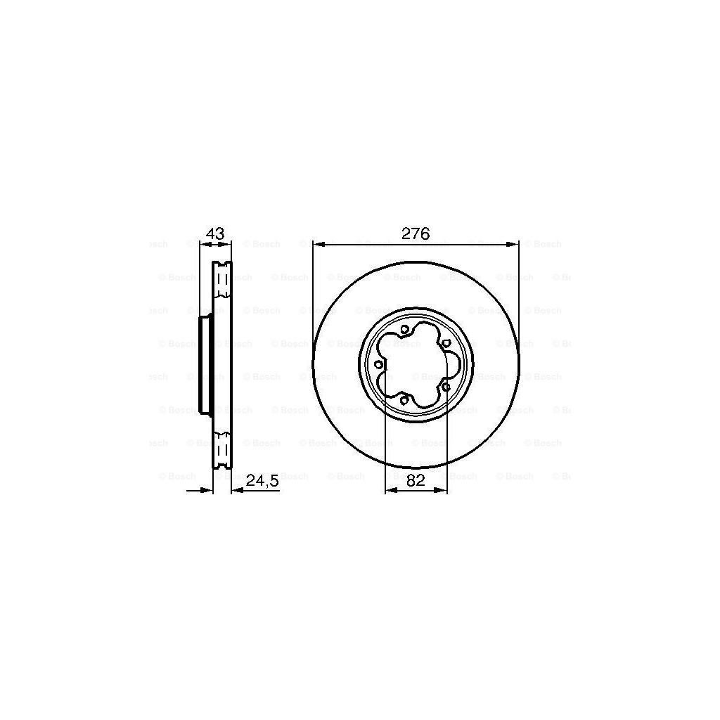 Гальмівний диск Bosch 0 986 478 299 - зображення 5