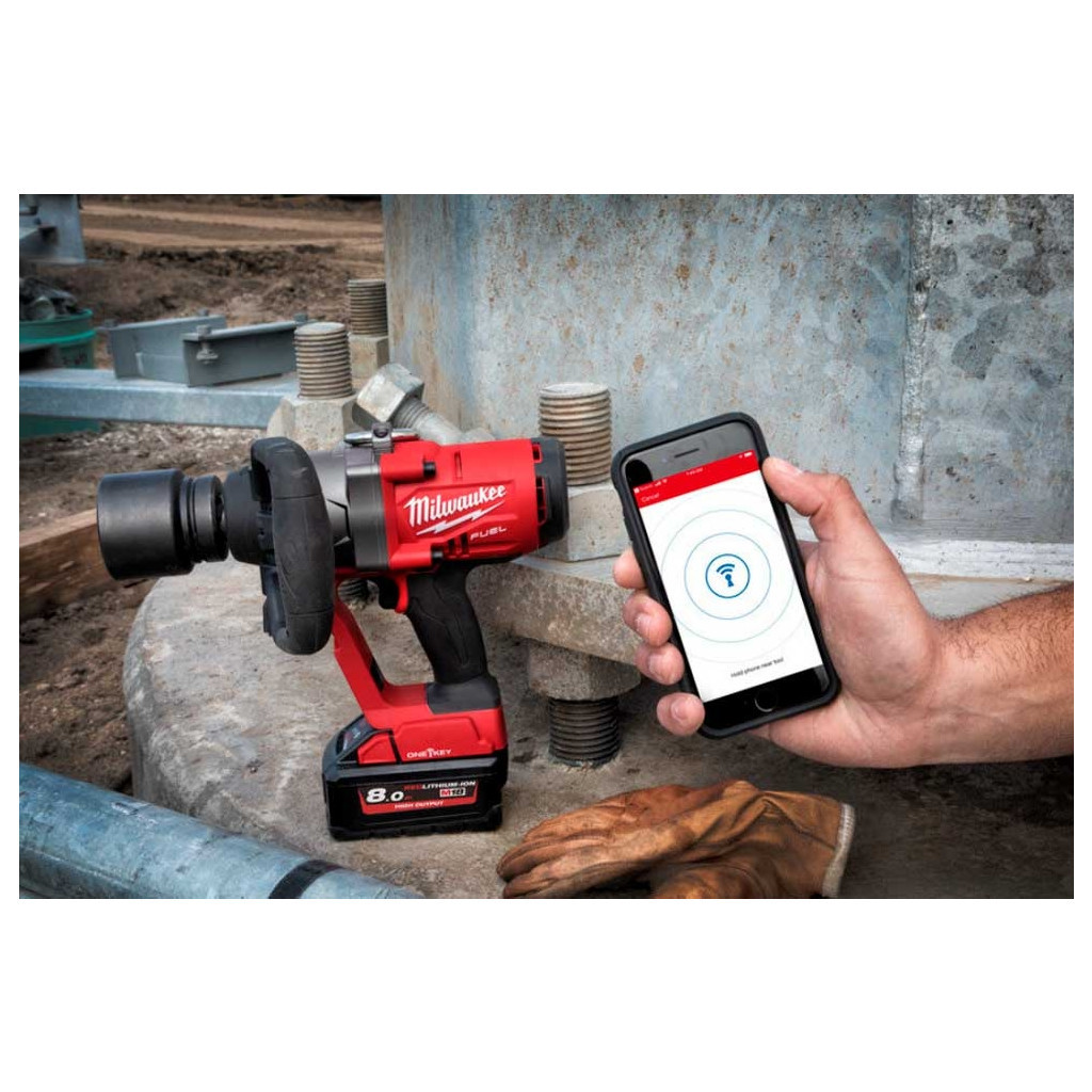 Гайковерт Milwaukee високомоментний 1"2400 Нм M18 FUEL з фіксацією кільцем ONE-KEY (4933459733) - изображение 4