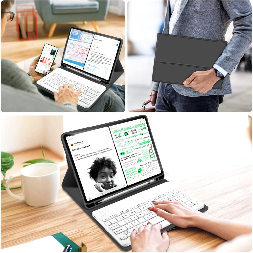 Чохол до планшета BeCover Keyboard Apple iPad Air (4/5) 2020/2022 10.9" Black (711144) - зображення 6