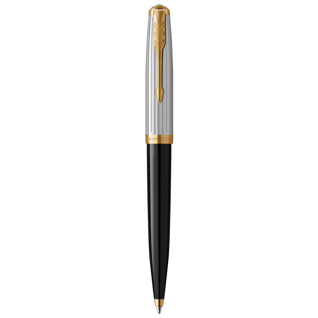 Ручка кулькова Parker 51 Premium Black GT BP (56 132) - зображення 1