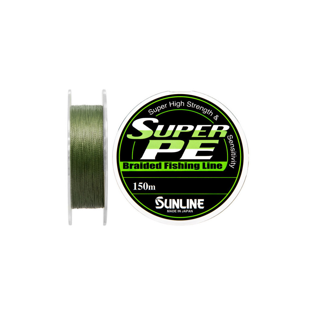 Шнур Sunline Super PE 150м 0,405мм 60Lb/30кг (темно-зелений) (1658.04.69) - зображення 1