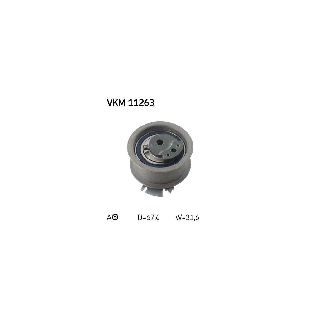 Ролик натягувача ременя SKF VKM 11263 - зображення 1