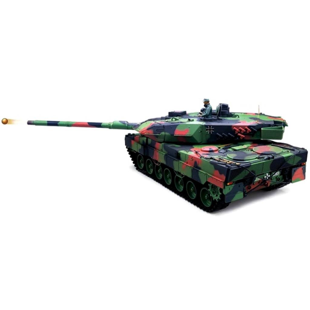 Радіокерована іграшка Heng Long Танк Leopard II A6 2.4GHz 1:16 з пневмогарматою та димом (HL3889-1) - зображення 8