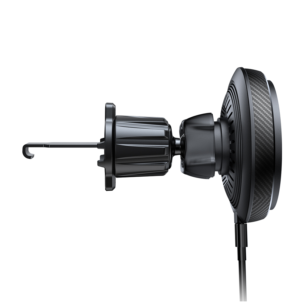 Універсальний автотримач ColorWay MagSafe 360° Air Vent 15W Black (CW-CHMW041Q-BK) - изображение 3