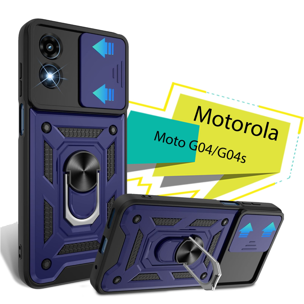 Чохол до мобільного телефона BeCover Military Motorola Moto G04/G04s Blue (713063) - зображення 1