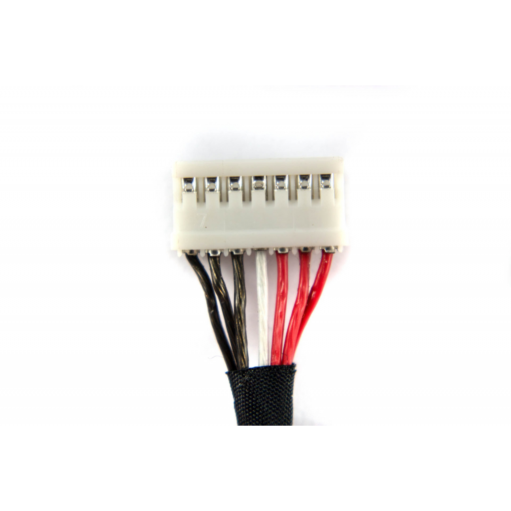 Роз'єм живлення ноутбука з кабелем Dell PJ808 (4.5mm x 3.0mm + center pin), 7-pin, 7 см (A49094) - изображение 3