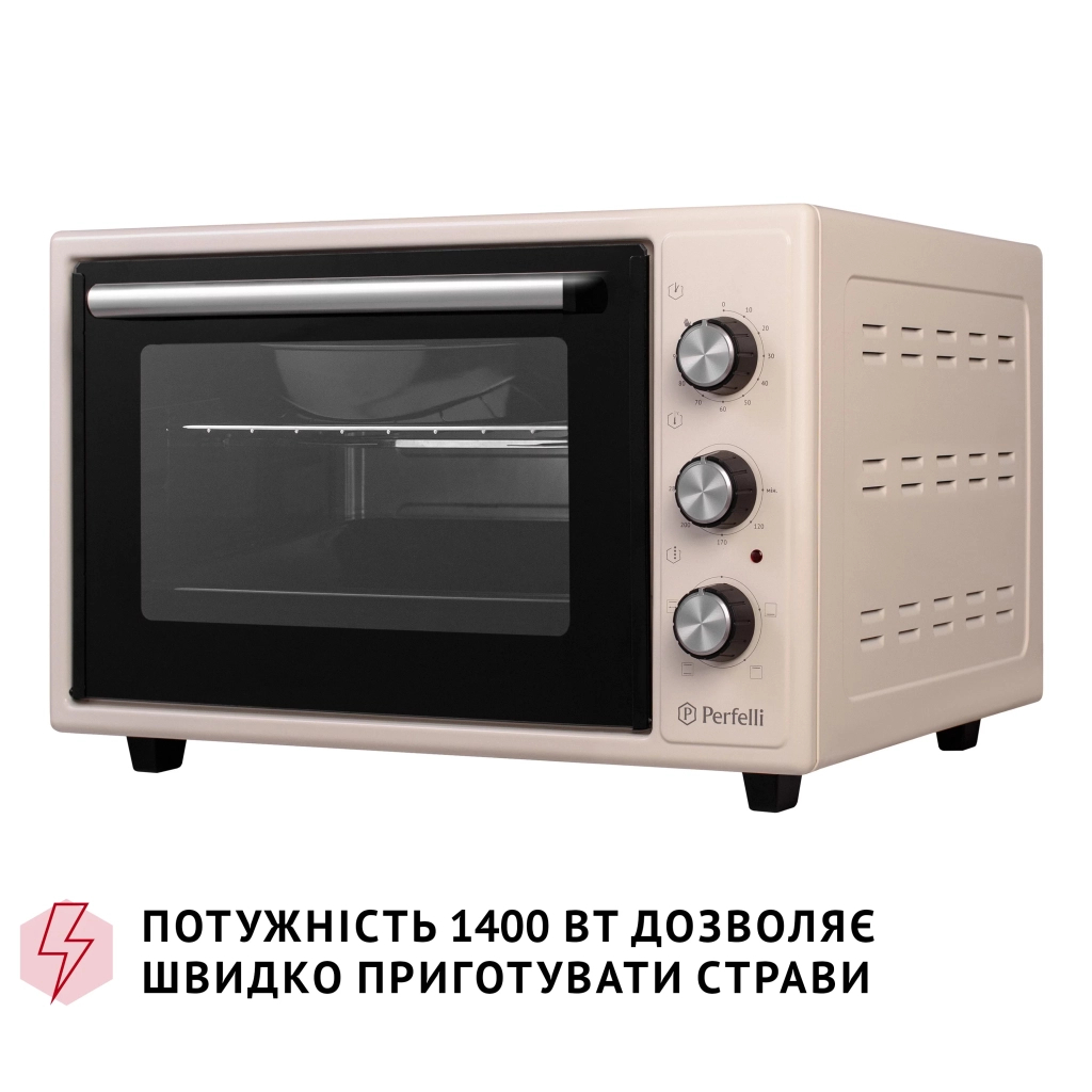 Електропіч Perfelli MIRAGE 37 IVORY - зображення 5