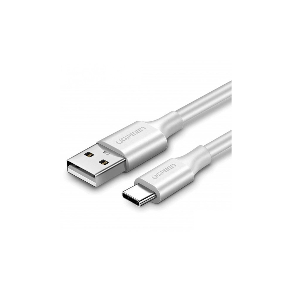 Дата кабель USB 2.0 AM to USB-C 1.5m US287 (White) Ugreen (60122) - зображення 1