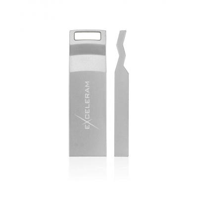 USB флеш накопичувач eXceleram 16GB U2 Series Silver USB 3.1 Gen 1 (EXP2U3U2S16) - зображення 4