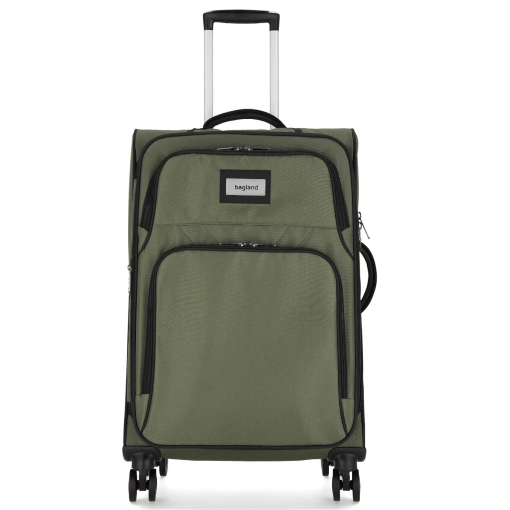 Валіза Bagland Валенсія середня 63 л хакі (835917571) - зображення 1
