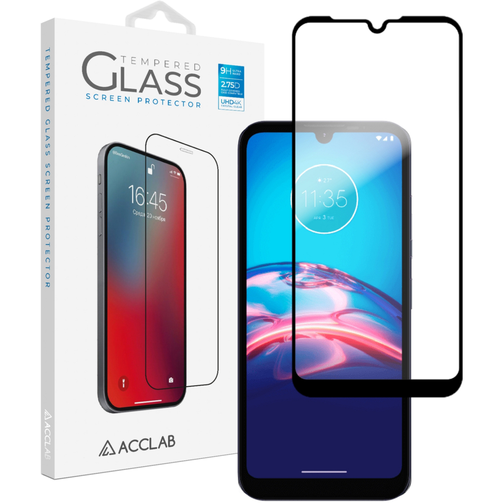 Скло захисне ACCLAB Full Glue MOTO E6i (1283126514685) - зображення 1