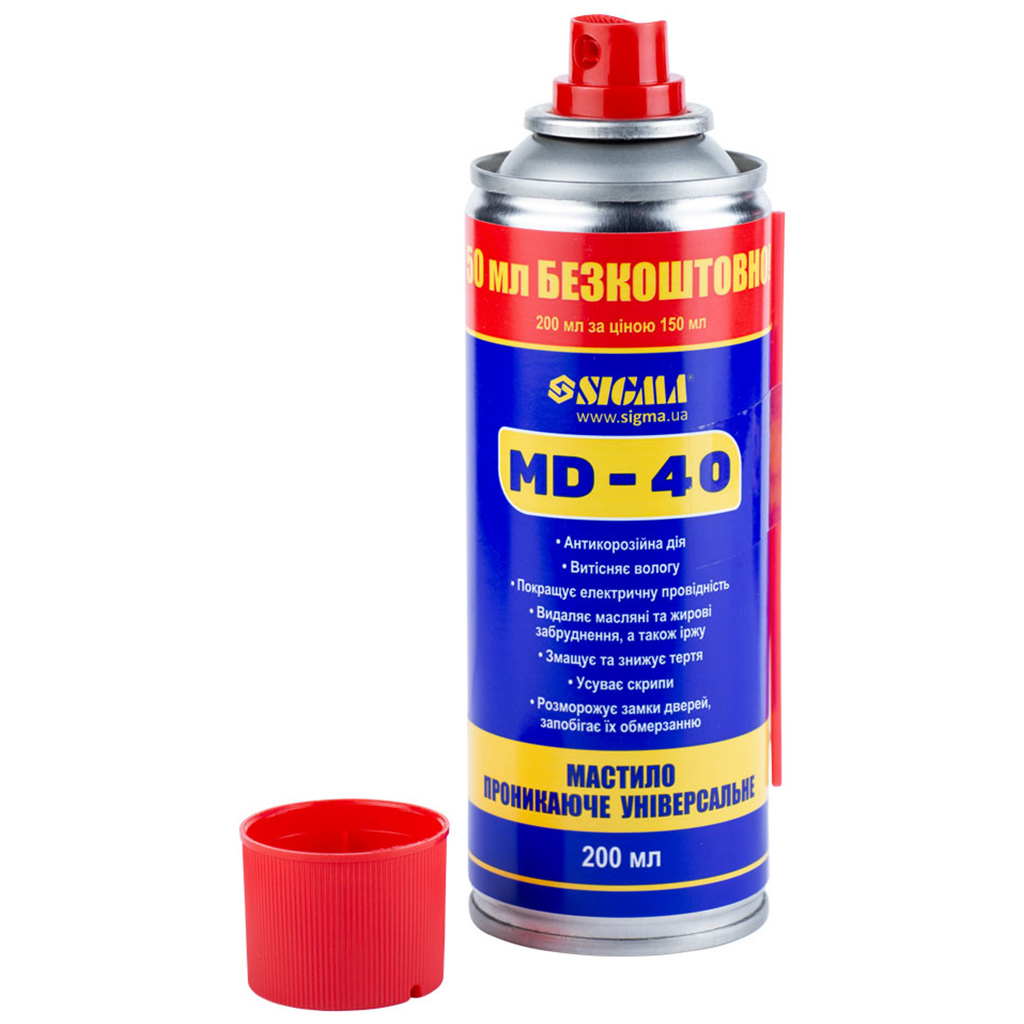 Мастило автомобільне Sigma Універсальна проникаюча 200мл (6370131) - изображение 2