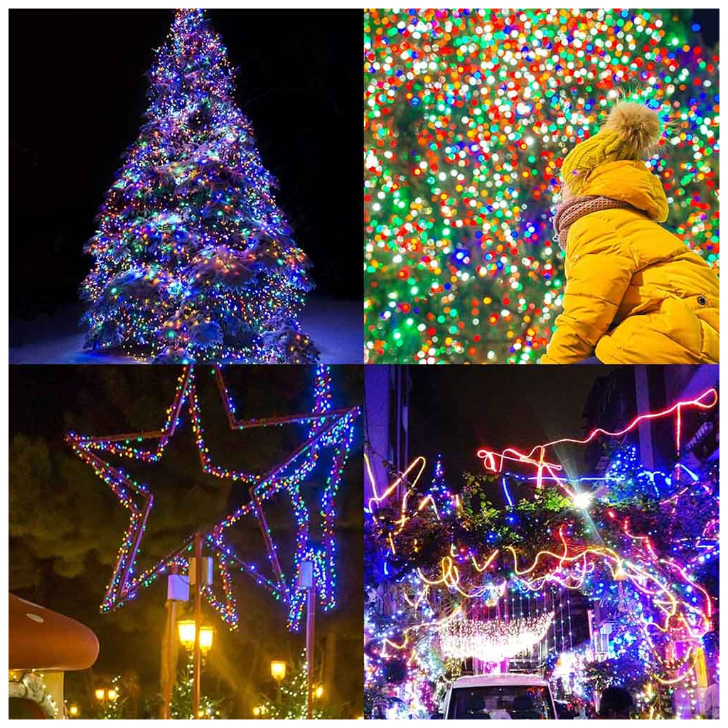 Гірлянда ColorWay Роса LED 50 5 м 8 функцій різнокольорова USB (CW-G-50L5NUMC) - зображення 6