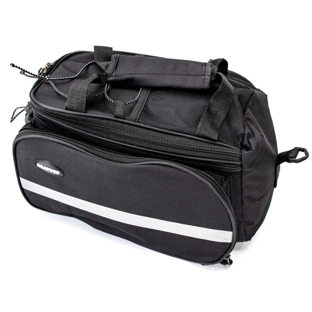 Велосумка на багажник Bravvos DT-001 30 x 21 x 17 см Black (BIB-041) - зображення 3