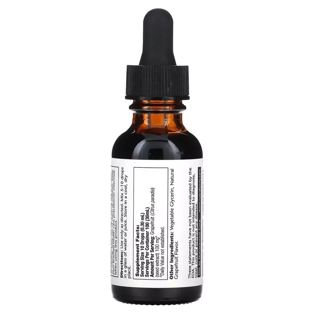 Вітамінно-мінеральний комплекс Solaray Экстракт семян грейпфрута, 100 мг, Grapefruit Seed Extract, 30 мл (SOR-11607) - зображення 2