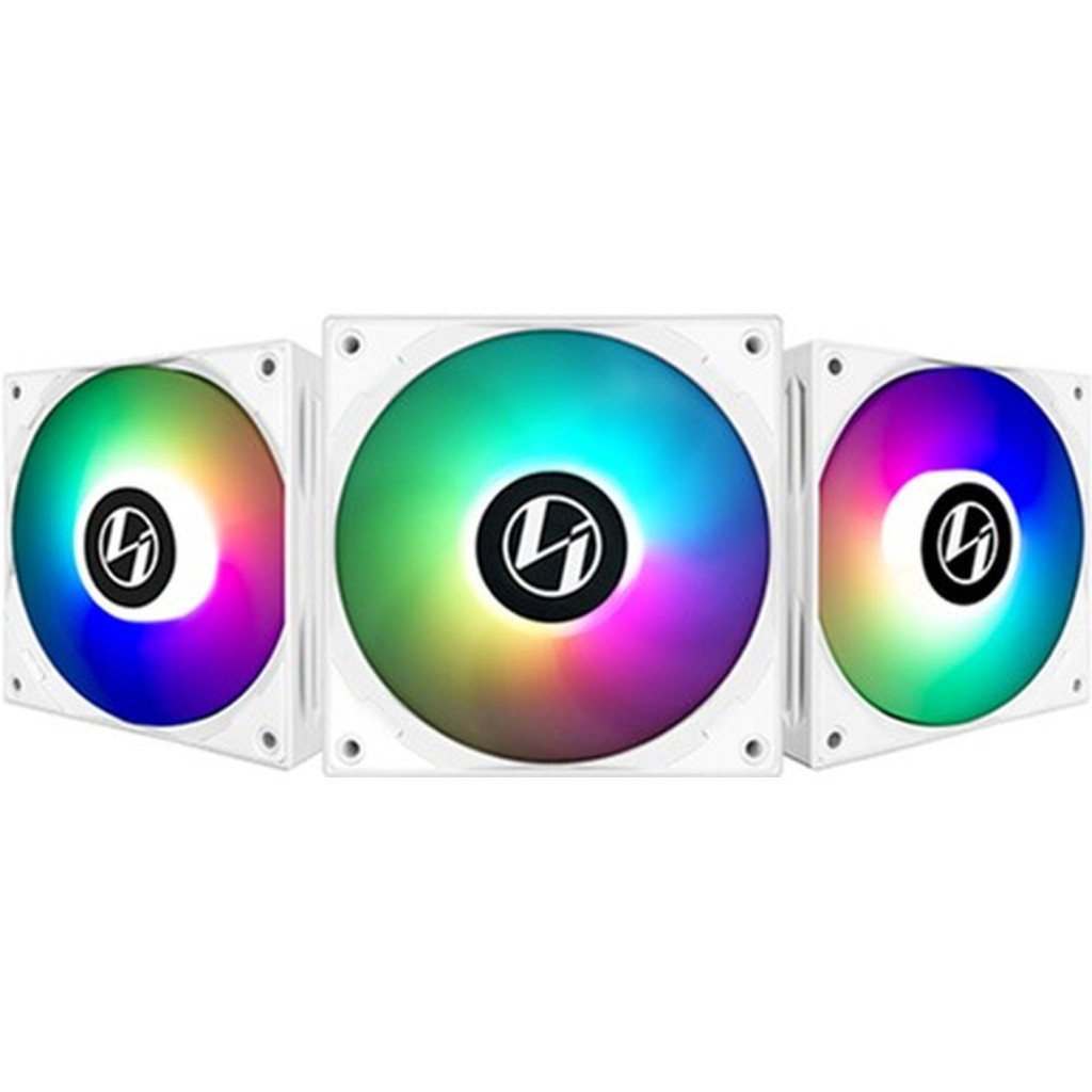 Кулер до корпусу Lian Li ST120-3 Triple White (G99.12ST3W.00) - зображення 1