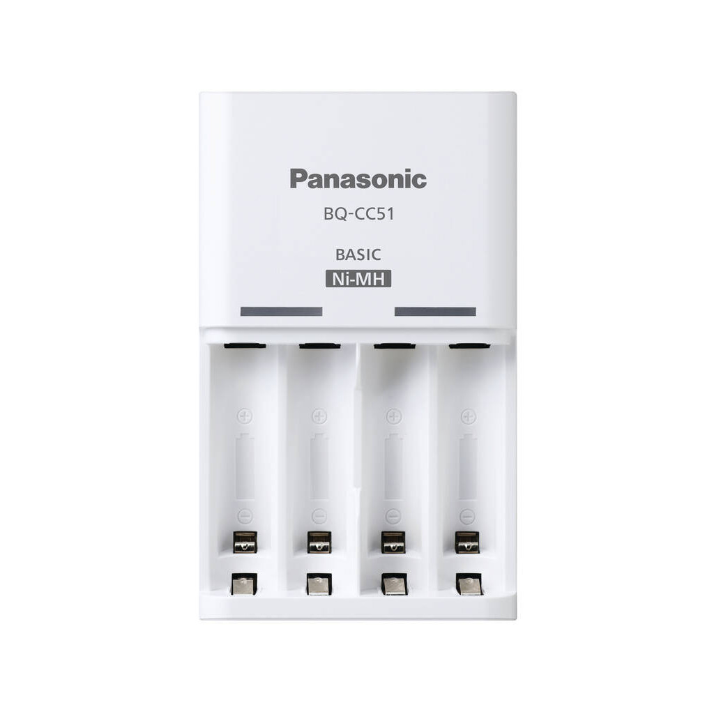 Зарядний пристрій для акумуляторів Panasonic Basic Charger + Eneloop 4AA 2000 mAh New (K-KJ51MCD40E) - зображення 3