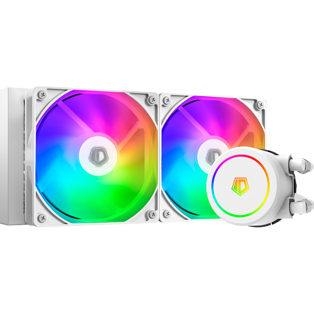 Система рідинного охолодження ID-Cooling FX240 ARGB WHITE - зображення 1