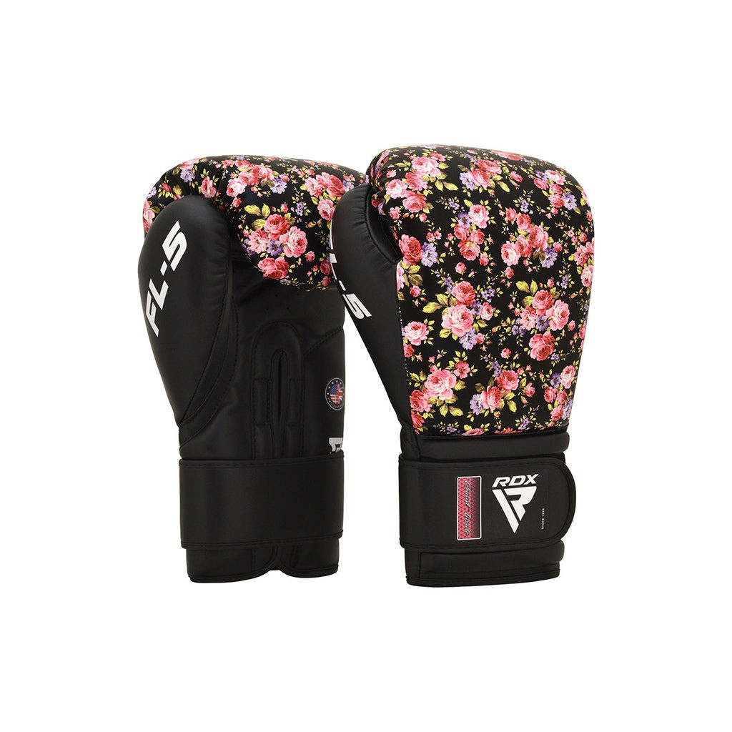 Боксерські рукавички RDX FL-5 Black 12 унцій (BGR-FL5B-12oz) - зображення 3