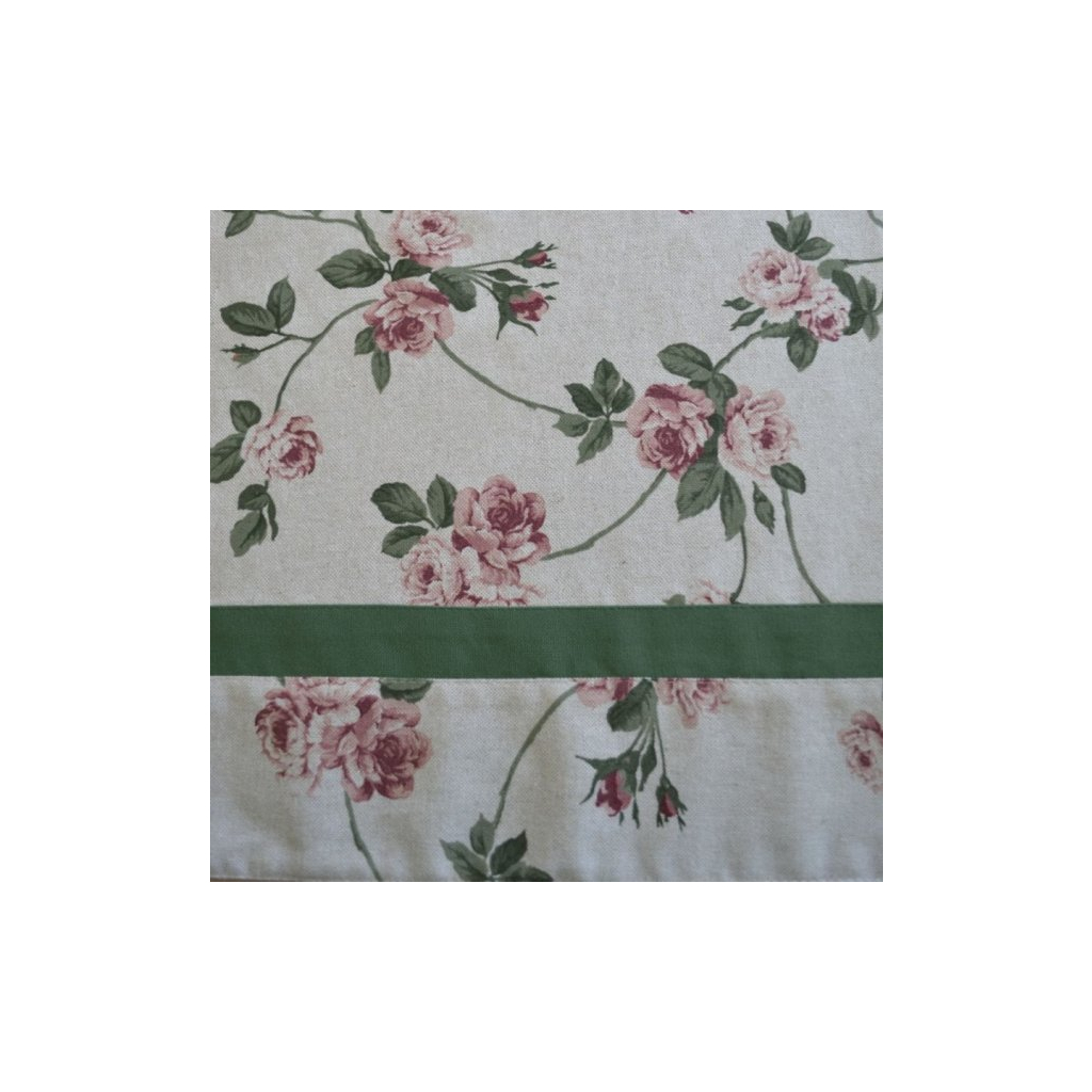 Скатертина Прованс з кантом Глорія Квіти 136х136 см (4823093419858) - зображення 2