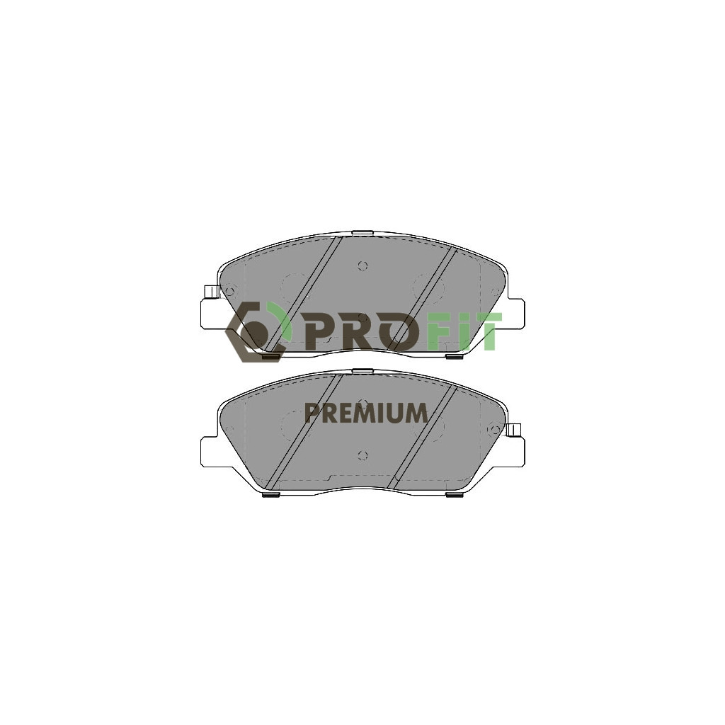 Гальмівні колодки Profit 5005-2018 - зображення 1