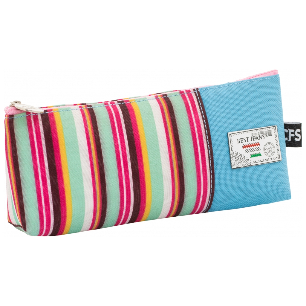 Пенал Cool For School м'який прямокутний 1 відділення Блакитний (CF86684-01) - зображення 1