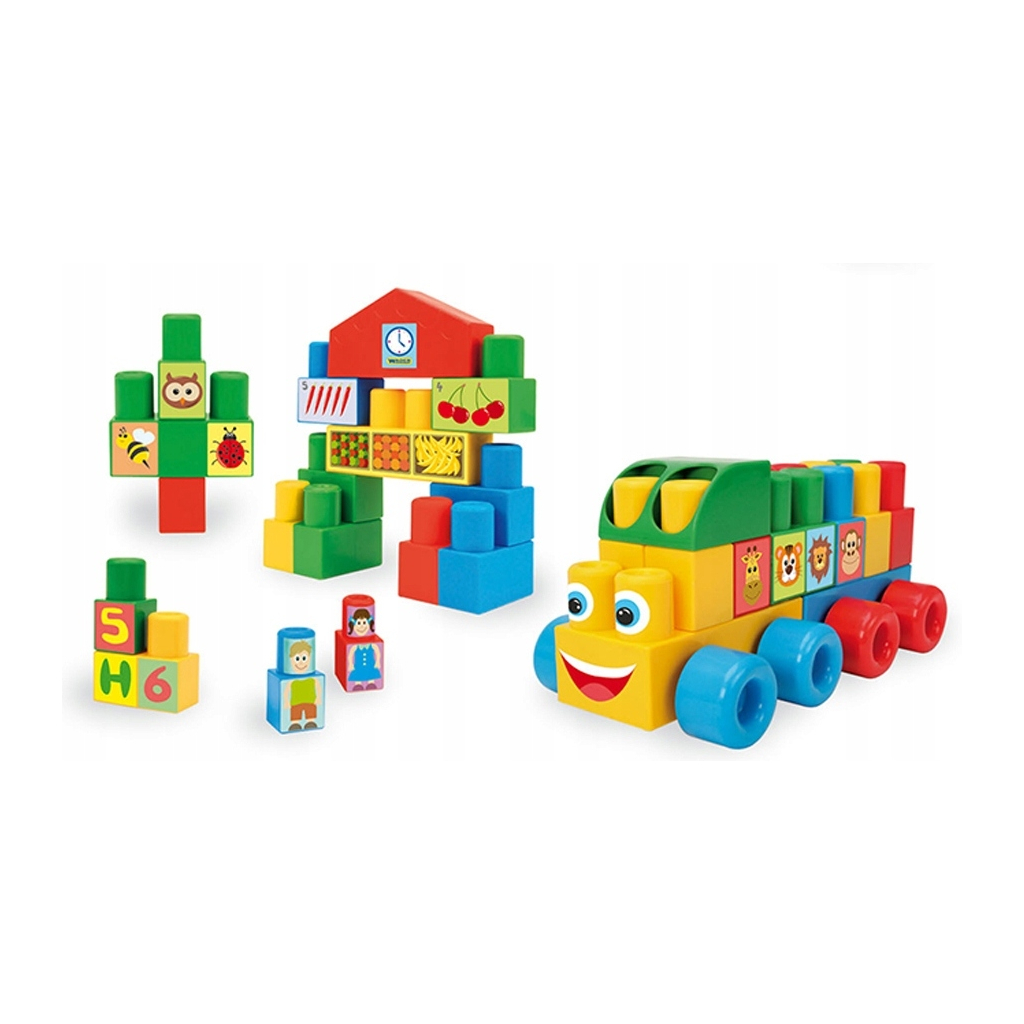 Конструктор Wader великий 70 елементів (41582) - зображення 2