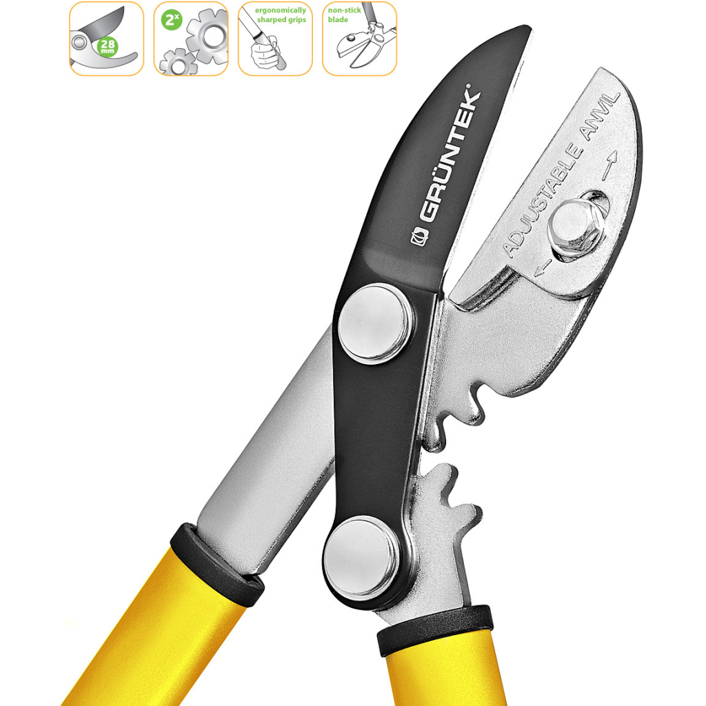 Секатор Gruntek Grizzly із зубчастою передачею 470 мм (295203470) - изображение 5