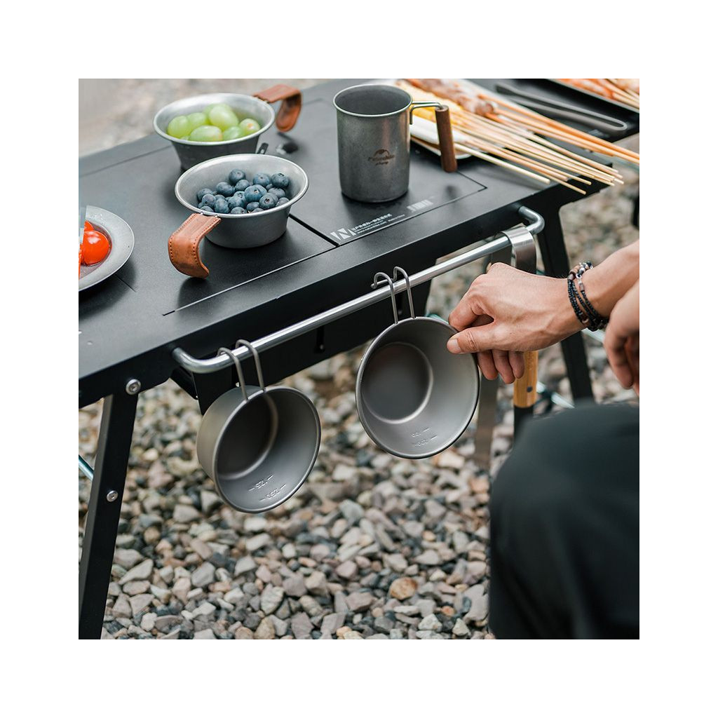 Туристичний стіл Naturehike для барбекю сталевий CNK2300CW014 чорний (6976023923289) - зображення 7